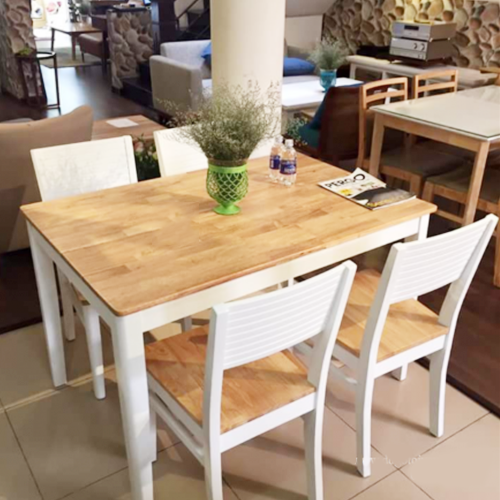 Bàn ăn gỗ cao su có bền không và lý do gia định lựa chọn
