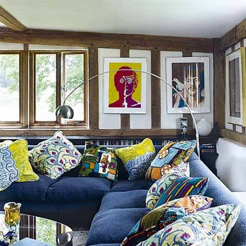 Bí quyết để phòng khách sinh động nhờ sofa màu sắc