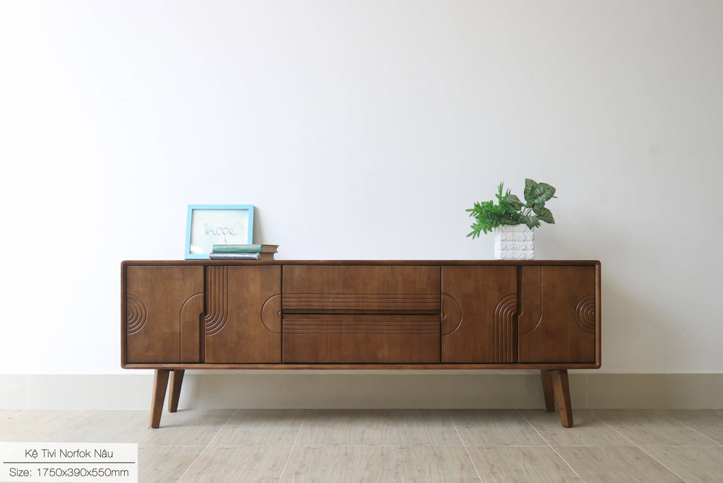 Kệ tivi Nofork Nâu