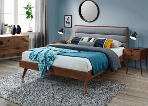 Giường gỗ bọc nệm đầu giường nhiều mẫu