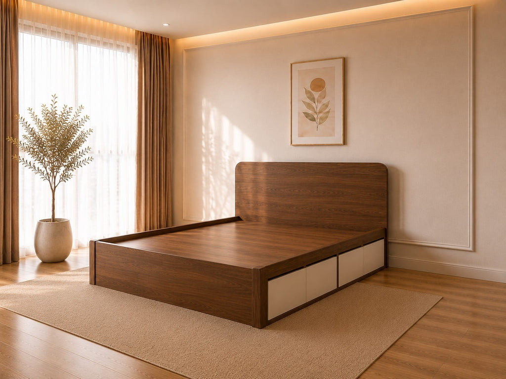 GIƯỜNG TINA NÂU