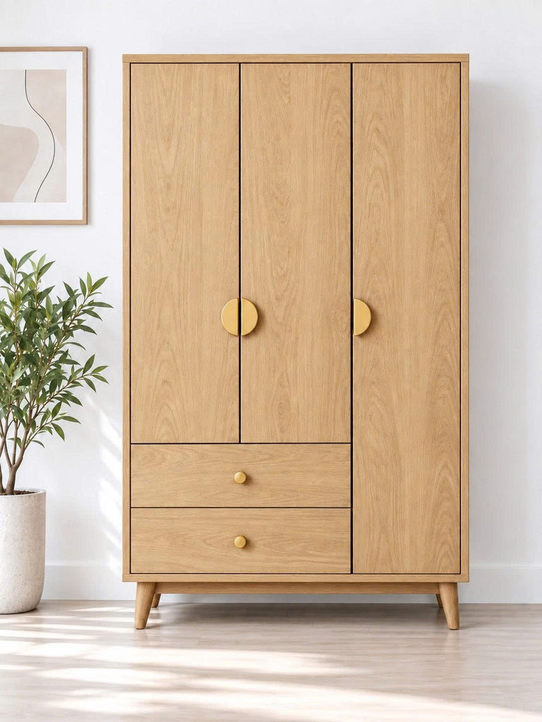 Tủ áo MDF tự nhiên