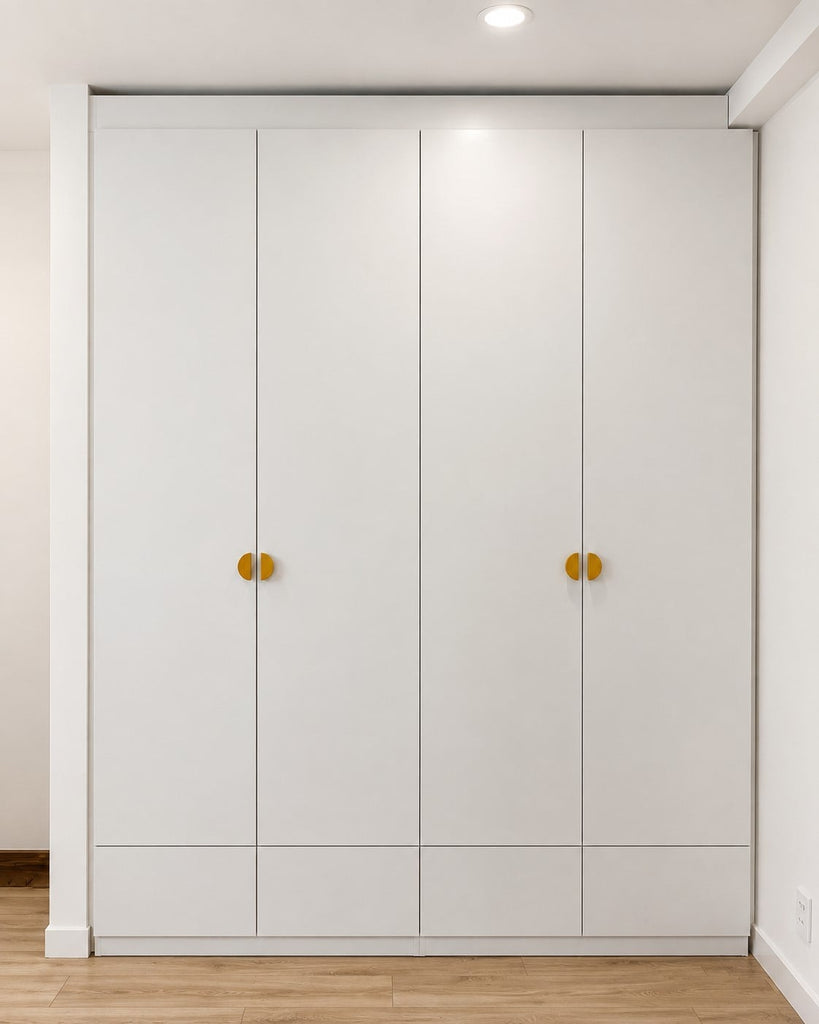 Tủ áo MDF TRẮNG