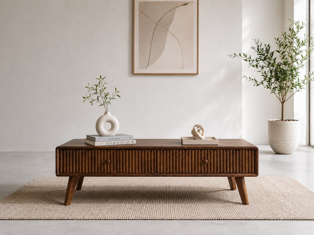 Bàn sofa Kara nâu