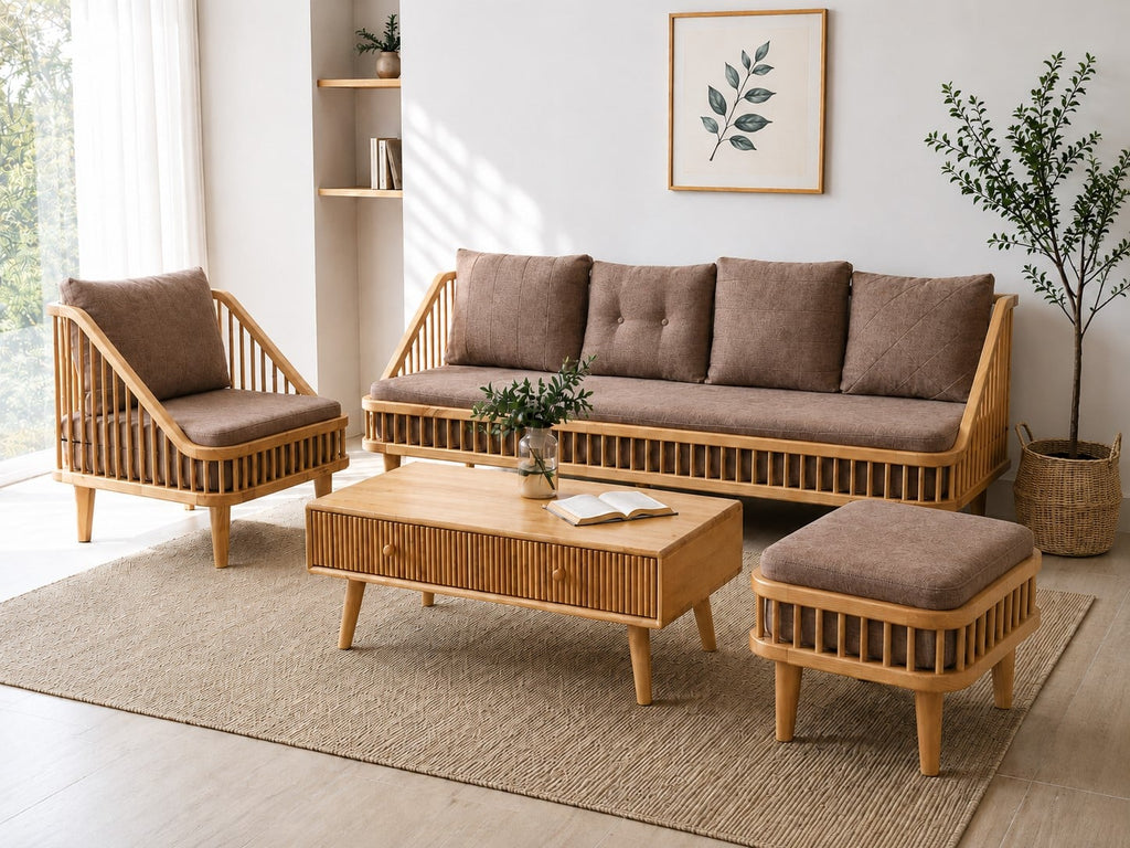 BỘ SOFA KEN TỰ NHIÊN 309-4
