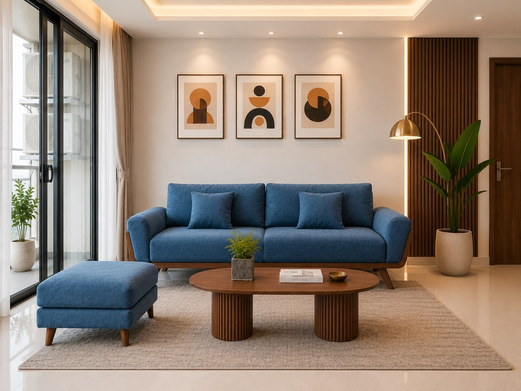 BỘ SOFA LOTUS XANH DƯƠNG