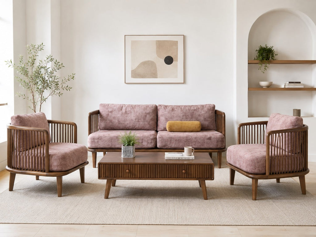 BỘ SOFA KUN TÍM