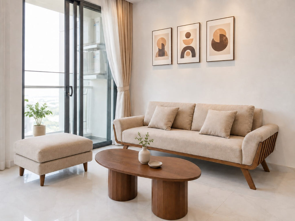 BỘ SOFA LOTUS BE - NÂU