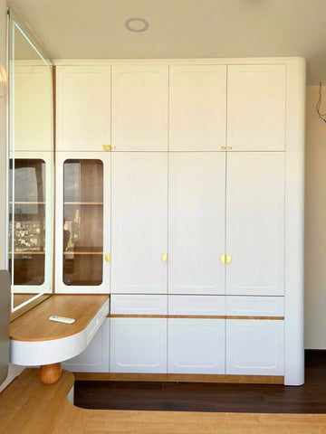 Tủ áo cánh MDF sơn
