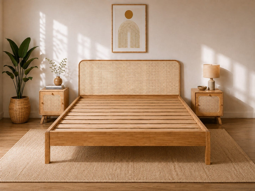 Giường Mây MH-05 TỰ NHIÊN