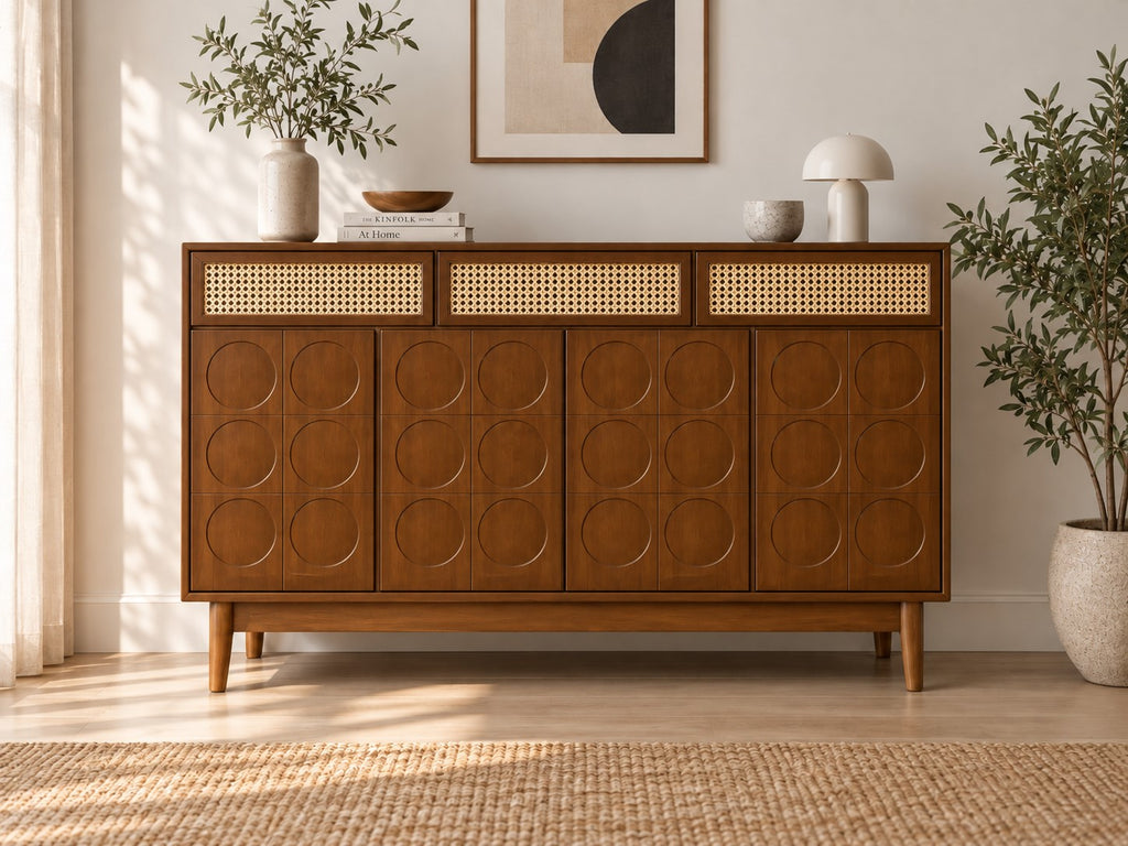 Tủ Console Cherry Nâu Cao su size L