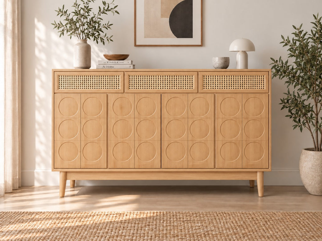Tủ Console Cherry Tự nhiên Cao su size L