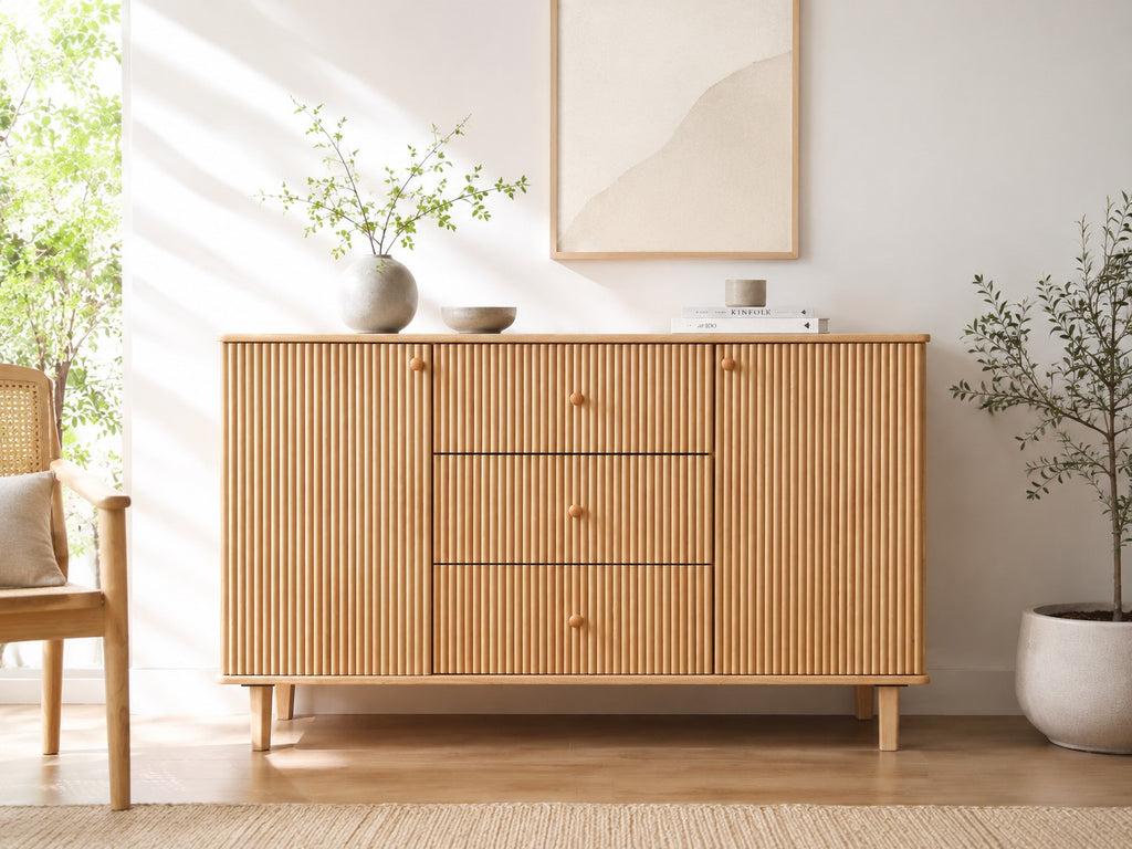 Sideboard Kara Tự Nhiên (hai cánh mở)