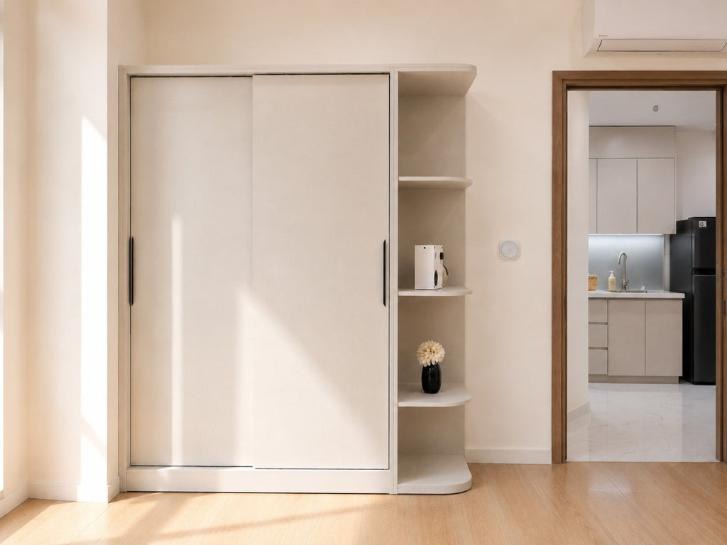 Tủ áo MDF KEM - CỬA TRƯỢT