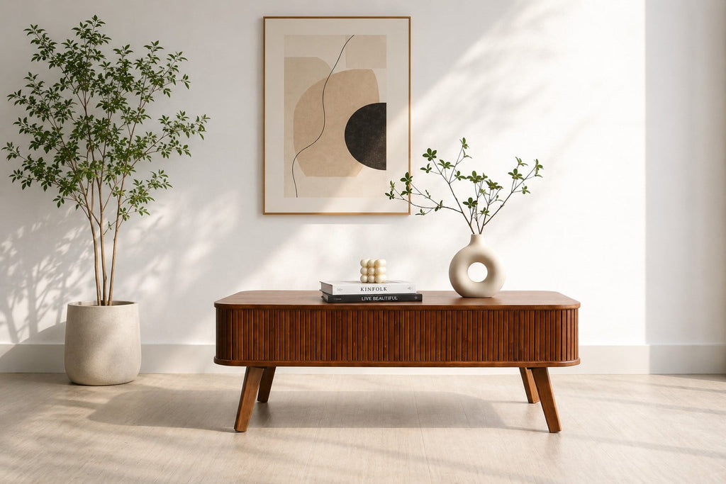 Bàn sofa Leo Nâu