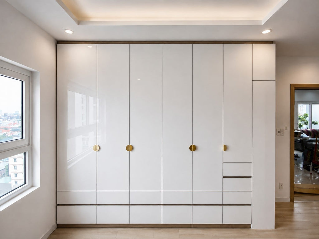 Tủ áo MDF cánh Acrylic