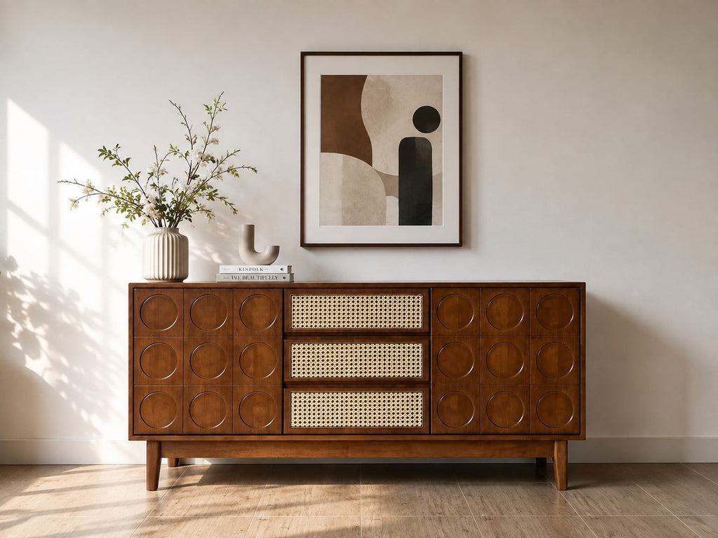 Tủ Console CHERRY Nâu