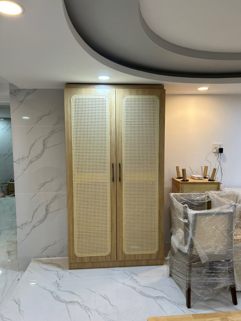 Tủ áo MDF cánh mây