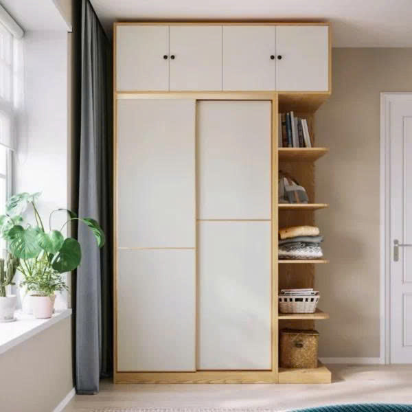 Tủ áo 2 cánh lùa đụng trần MH-18